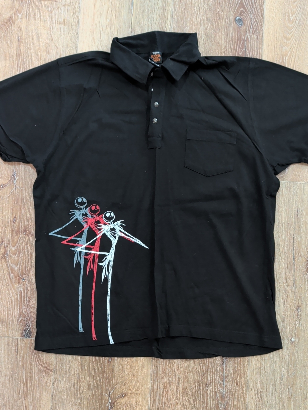Nightmare Before Christmas Jack Polo - Size XXL